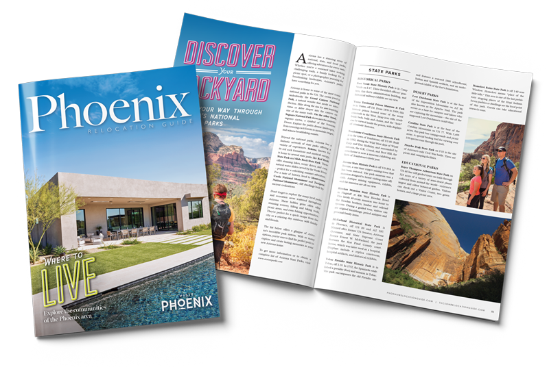 Phoenix magazine with inside spread