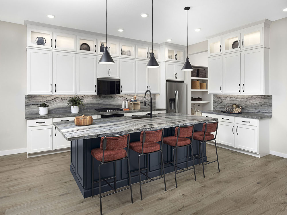 PHX TierraVistoso Burgundy Model Kitchen