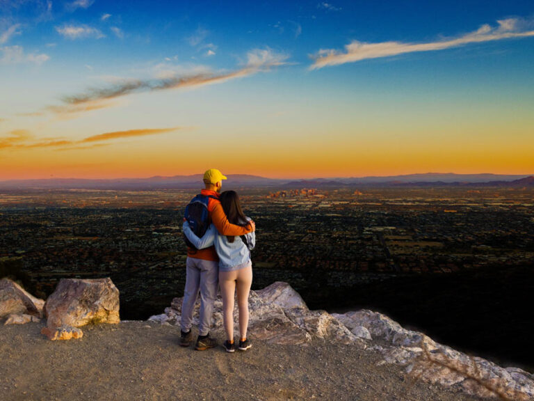 View of Downtown Phoenix from the top of South Mountain Photo Credit Visit Phoenix OPT 768x576