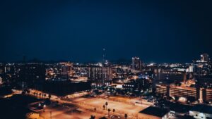 Phoenix at night